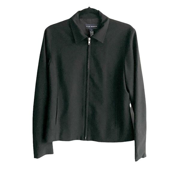 CLUB MONACO Front Zip Jacket Blazer
Black L - Picture 1 of 8